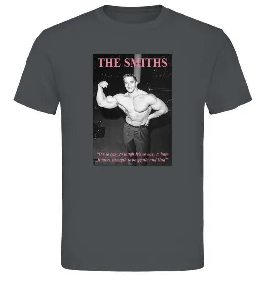 Чоловіча футболка Арнольд Шварценеггер The Smiths Графіт фото