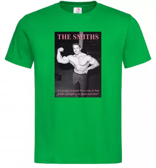 Чоловіча футболка Арнольд Шварценеггер The Smiths Зелений фото
