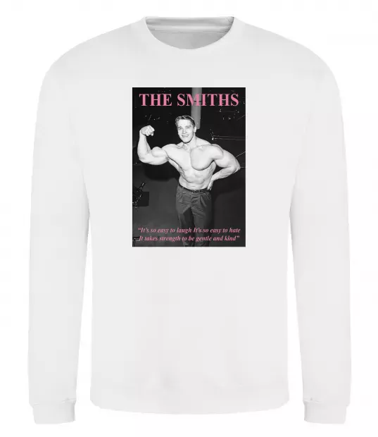 Світшот Арнольд Шварценеггер The Smiths Білий фото