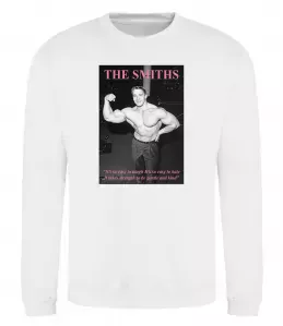 Свитшот Арнольд Шварценеггер з сигарою Белый фото