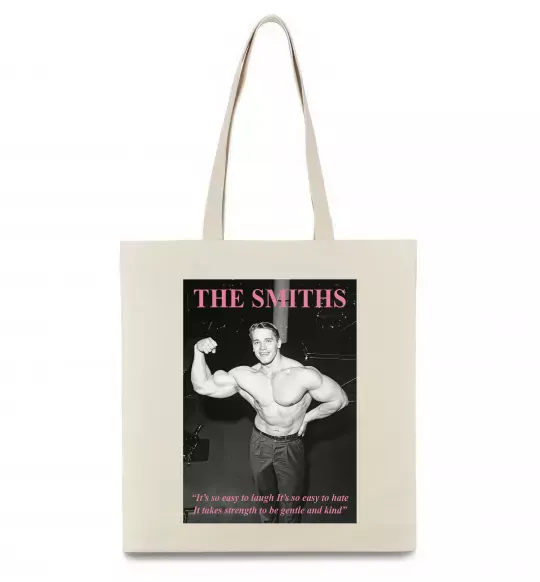 Эко-сумка Арнольд Шварценеггер The Smiths Бежевый фото