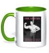 Чашка з кольоровою ручкою Арнольд Шварценеггер The Smiths Зелений фото