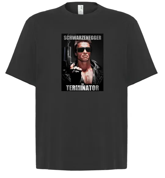 Футболка Оверсайз Schwarzenegger The Terminator Черный фото