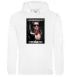 Мужская толстовка (худи) Schwarzenegger The Terminator Белый фото