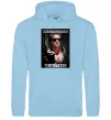 Мужская толстовка (худи) Schwarzenegger The Terminator Голубой фото