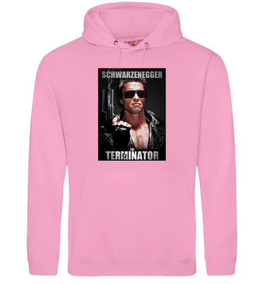 Женская толстовка (худи) Schwarzenegger The Terminator Розовый фото