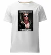 Чоловіча преміум футболка Schwarzenegger The Terminator Білий фото