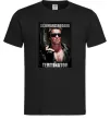 Чоловіча футболка Schwarzenegger The Terminator Чорний фото