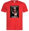 Чоловіча футболка Schwarzenegger The Terminator Червоний фото