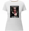 Жіноча преміум футболка Schwarzenegger The Terminator Білий фото