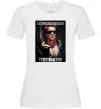 Женская футболка Schwarzenegger The Terminator Белый фото