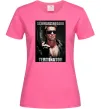Женская футболка Schwarzenegger The Terminator Ярко-розовый фото