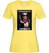 Женская футболка Schwarzenegger The Terminator Лимонный фото