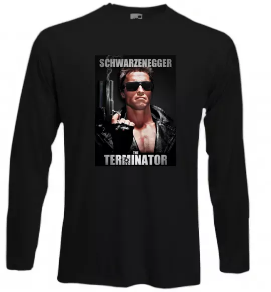 Лонгслів Schwarzenegger The Terminator Чорний фото