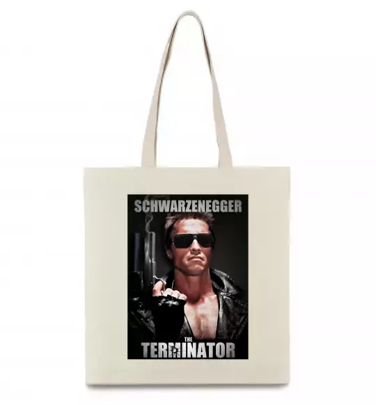Еко-сумка Schwarzenegger The Terminator Бежевий фото