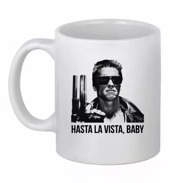 Чашка керамическая Arnold Schwarzenegger Белый фото