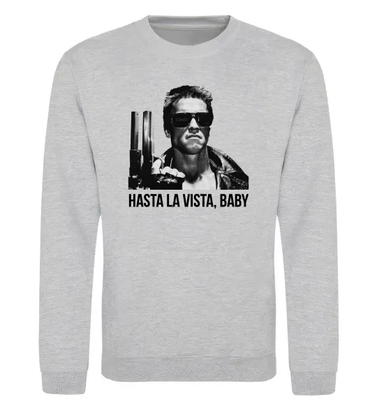Світшот Arnold Schwarzenegger Сірий меланж фото