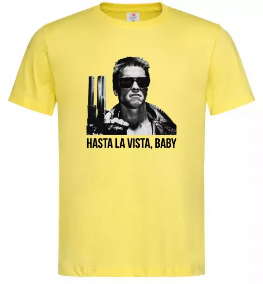 Чоловіча футболка Arnold Schwarzenegger Лимонний фото