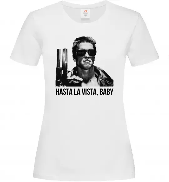 Женская футболка Arnold Schwarzenegger Белый фото