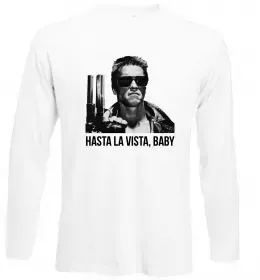 Лонгслів Arnold Schwarzenegger Білий фото