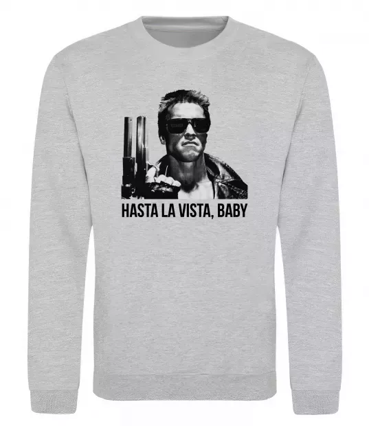 Світшот Arnold Schwarzenegger Сірий меланж фото