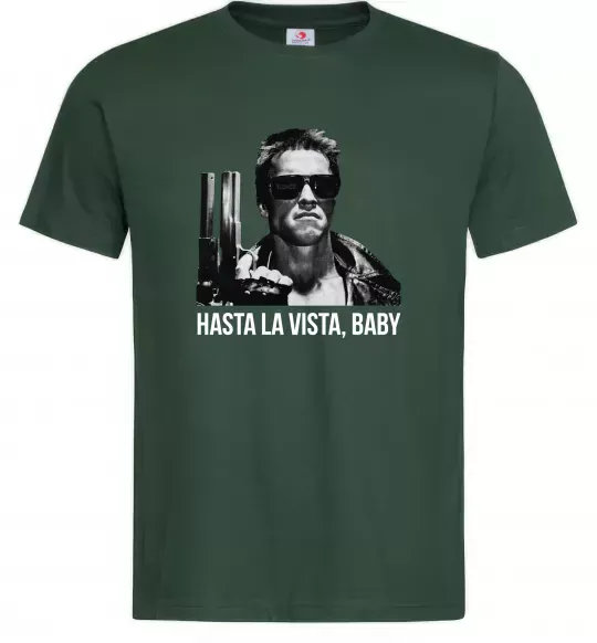 Чоловіча футболка Arnold Schwarzenegger Темно-зелений фото