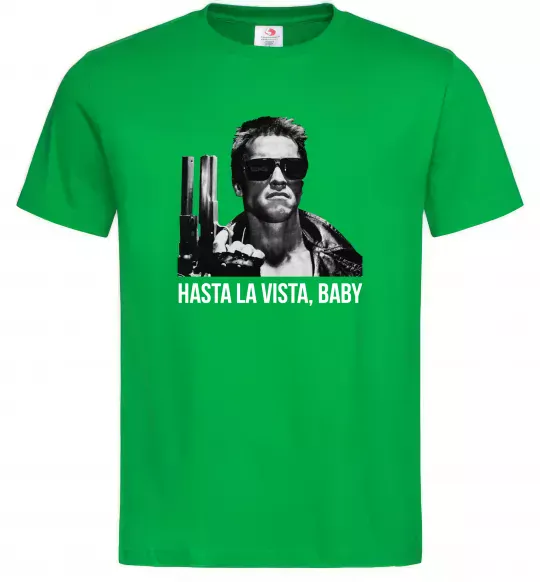 Чоловіча футболка Arnold Schwarzenegger Зелений фото