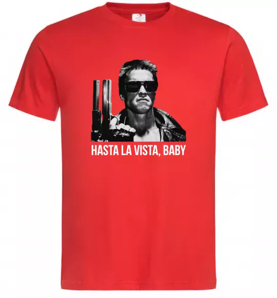 Чоловіча футболка Arnold Schwarzenegger Червоний фото