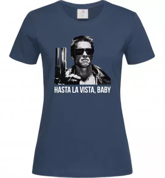 Женская футболка Arnold Schwarzenegger Темно-синий фото