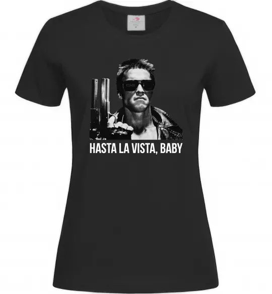 Женская футболка Arnold Schwarzenegger Черный фото