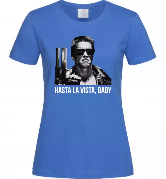 Женская футболка Arnold Schwarzenegger Ярко-синий фото