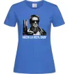 Женская футболка Arnold Schwarzenegger Ярко-синий фото