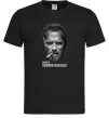 Мужская футболка Арнольд Шварценеггер з сигарою Черный фото