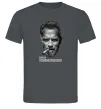 Мужская футболка Арнольд Шварценеггер з сигарою Графит фото