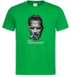 Мужская футболка Арнольд Шварценеггер з сигарою Зеленый фото