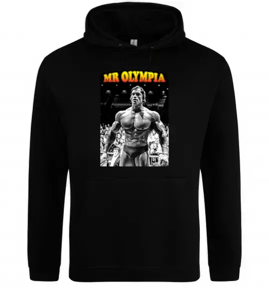 Женская толстовка (худи) Mr. Olympia Черный фото