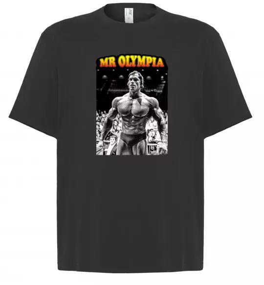 Футболка Оверсайз Mr. Olympia Черный фото