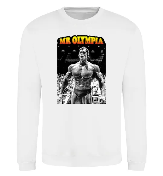 Світшот Mr. Olympia Білий фото