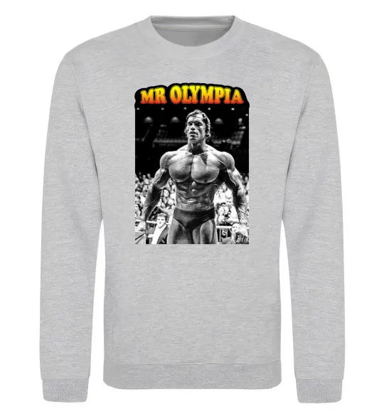 Світшот Mr. Olympia Сірий меланж фото