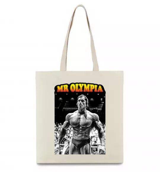 Эко-сумка Mr. Olympia Бежевый фото