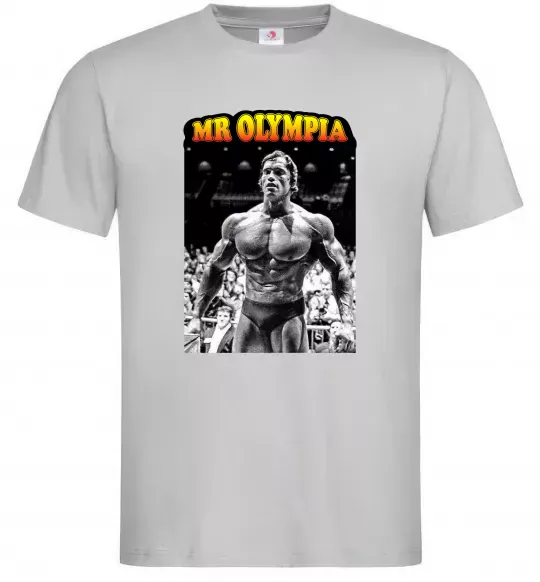 Мужская футболка Mr. Olympia Серый фото