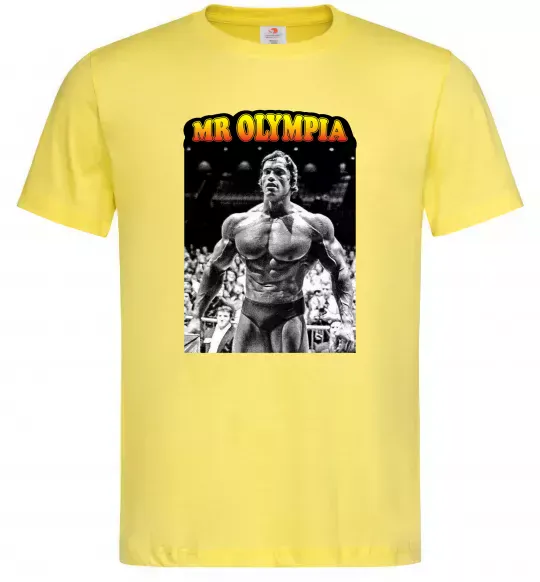 Мужская футболка Mr. Olympia Лимонный фото
