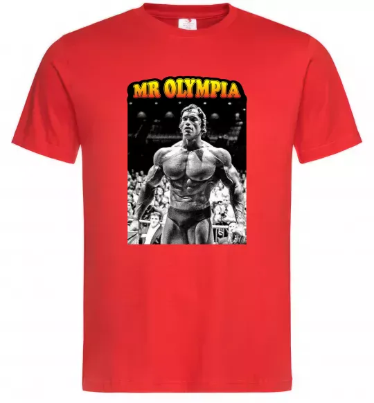 Мужская футболка Mr. Olympia Красный фото