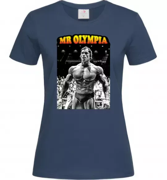 Женская футболка Mr. Olympia Темно-синий фото