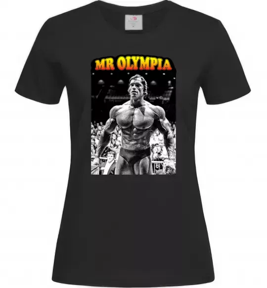 Женская футболка Mr. Olympia Черный фото