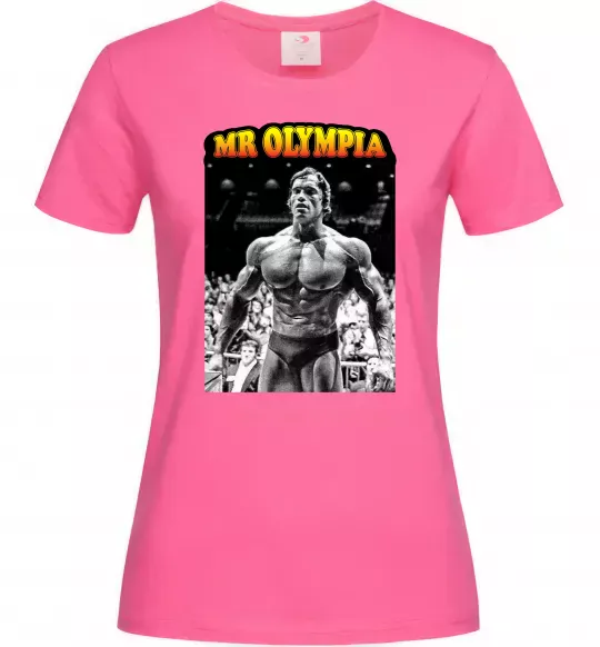 Женская футболка Mr. Olympia Ярко-розовый фото