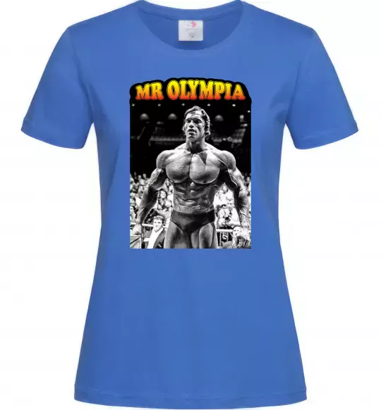 Женская футболка Mr. Olympia Ярко-синий фото