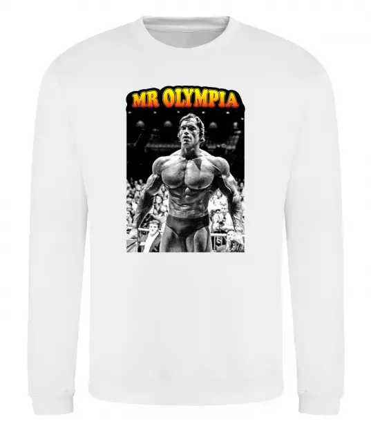 Свитшот Mr. Olympia Белый фото