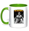Чашка з кольоровою ручкою Mr. Olympia Лаймовий Чашка з кольоровою ручкою Mr. Olympia Лаймовий фото