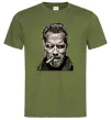 Чоловіча футболка Шварценеггер термінатор Оливковий фото